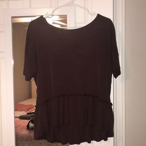 this is a maroon shirt from Harlowe & Graham